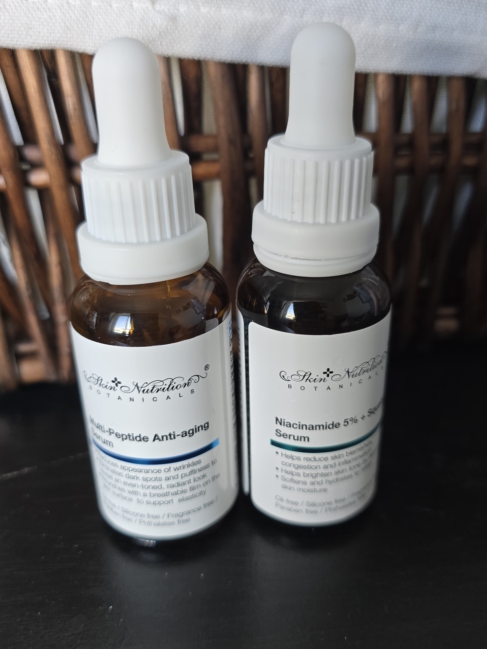Skin Nutrition Botanicals Serum Bundle Niacinamide 5% + Multi-Peptide Anti-Aging